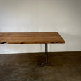 Large Wood Industrial Work Table