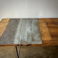 Large Wood Industrial Work Table