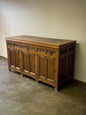 Leather Topped  Desk in Walnut