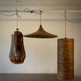 Three Rattan Lamps