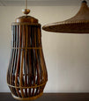 Three Rattan Lamps