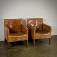 Pair of Leather Arm Chairs