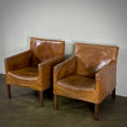 Pair of Leather Armchairs