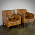 Pair of Leather Arm Chairs