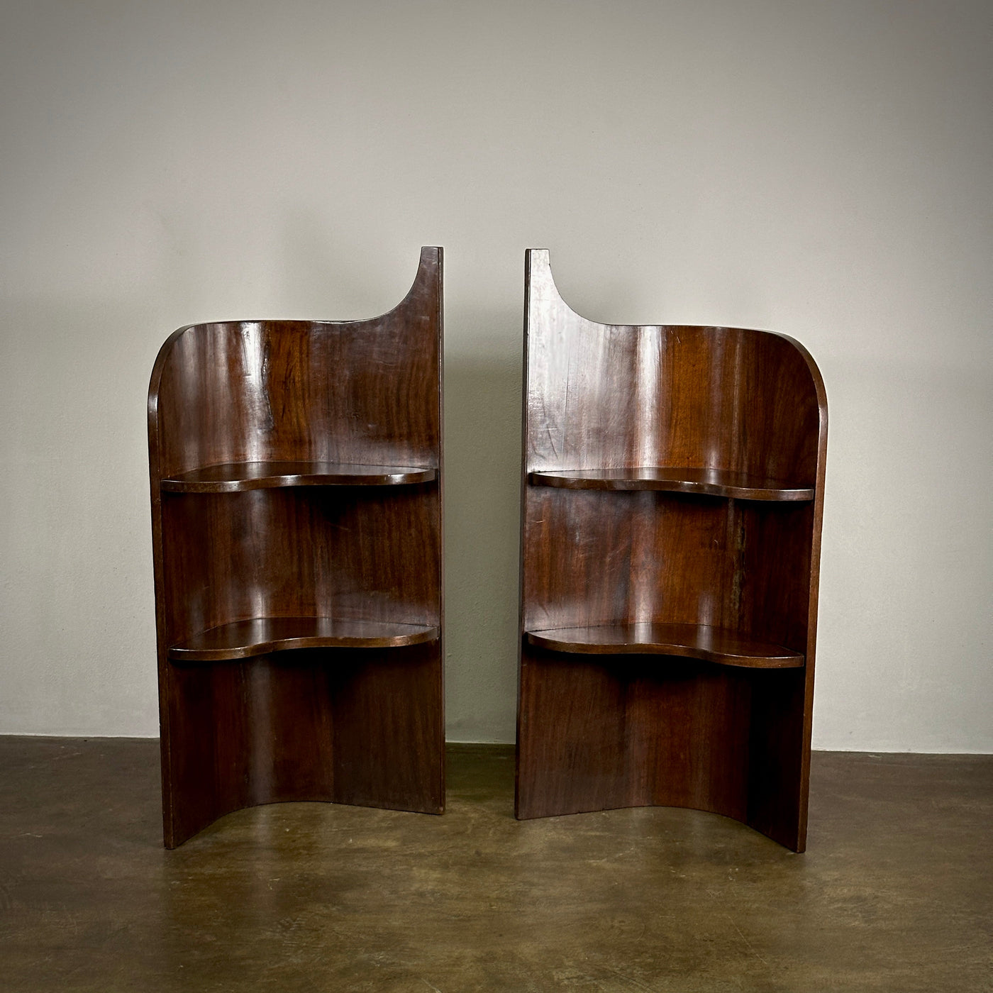 Pair of shelves