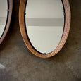 Pair Oval Mirrors