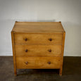 Early 20th Century White Oak Chest of Drawers by Heals