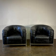 Pair of Leather Armchairs