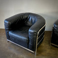 Pair of Leather Armchairs