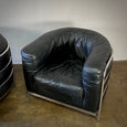 Pair of Leather Armchairs