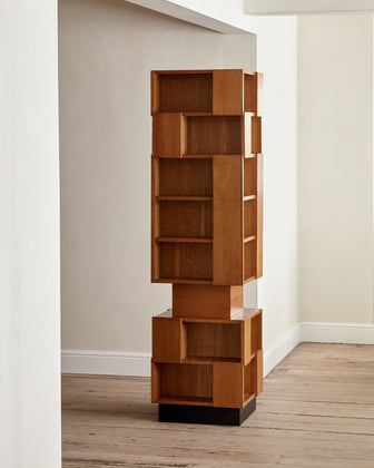 Modernist Revolving Bookcase